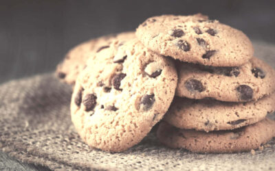 Biscotti gocce di cioccolato e caffè