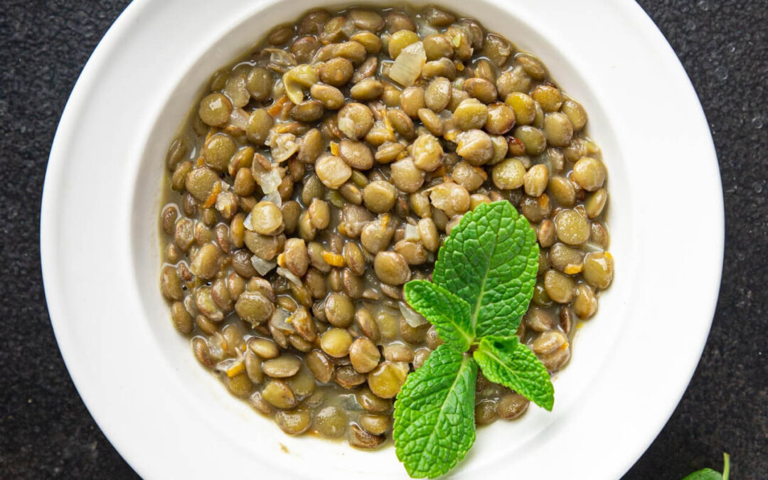 Zuppa di Orzotto e lenticchie verdi