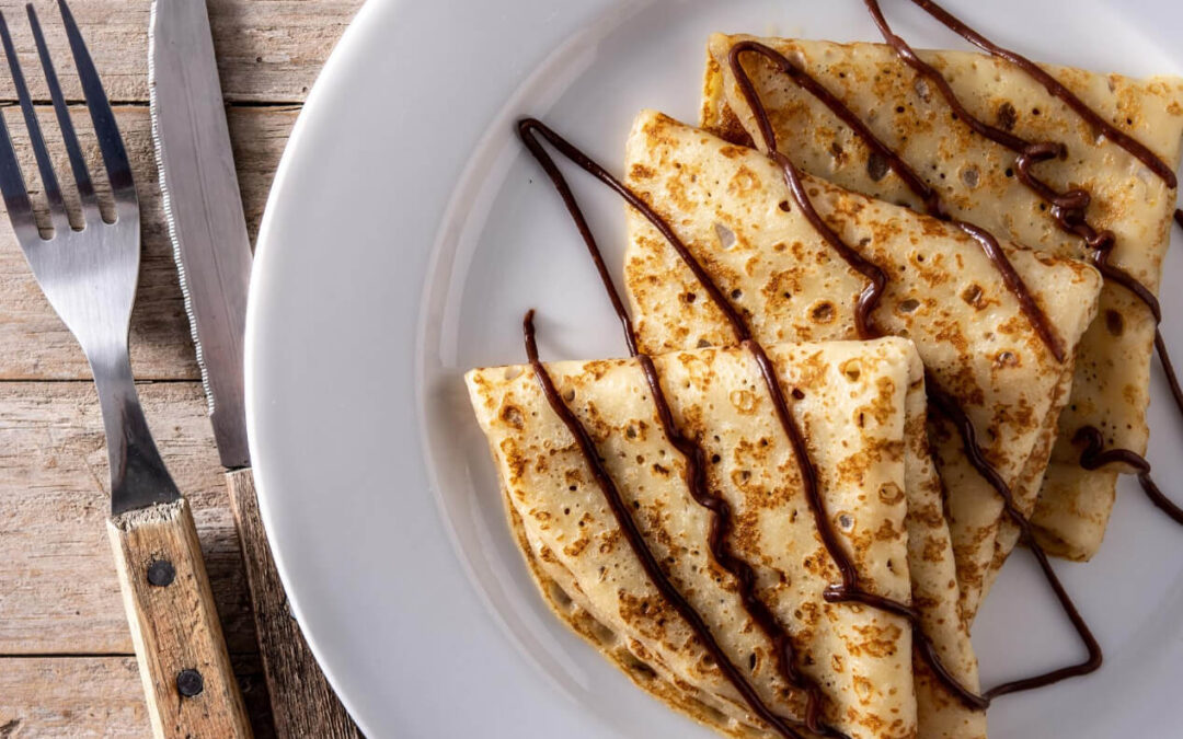 Crepes dolci al cioccolato