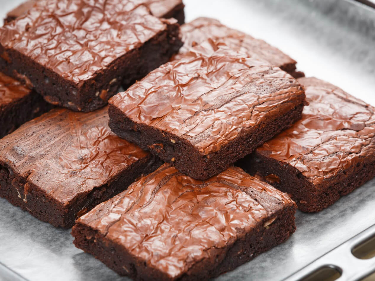 Brownies dolce al cioccolato per diabetici