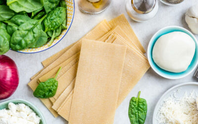 Pasta con ricotta e pesto