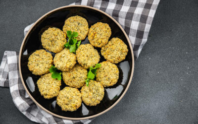 Polpette di cavolfiore e semi di chia