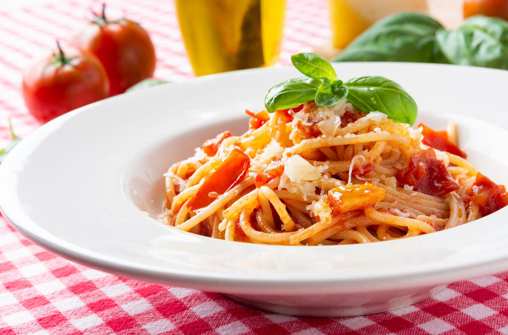 Spaghetti integrali al pomodoro fresco