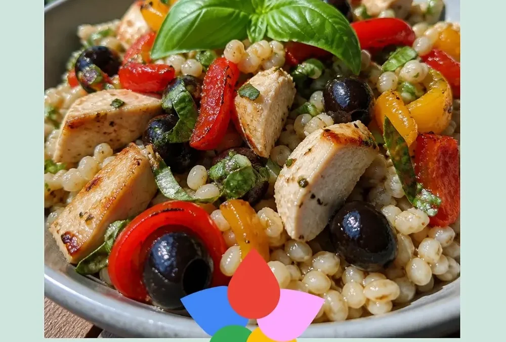 Insalata di orzo da spiaggia basso ig