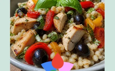 Insalata di orzo da spiaggia basso ig
