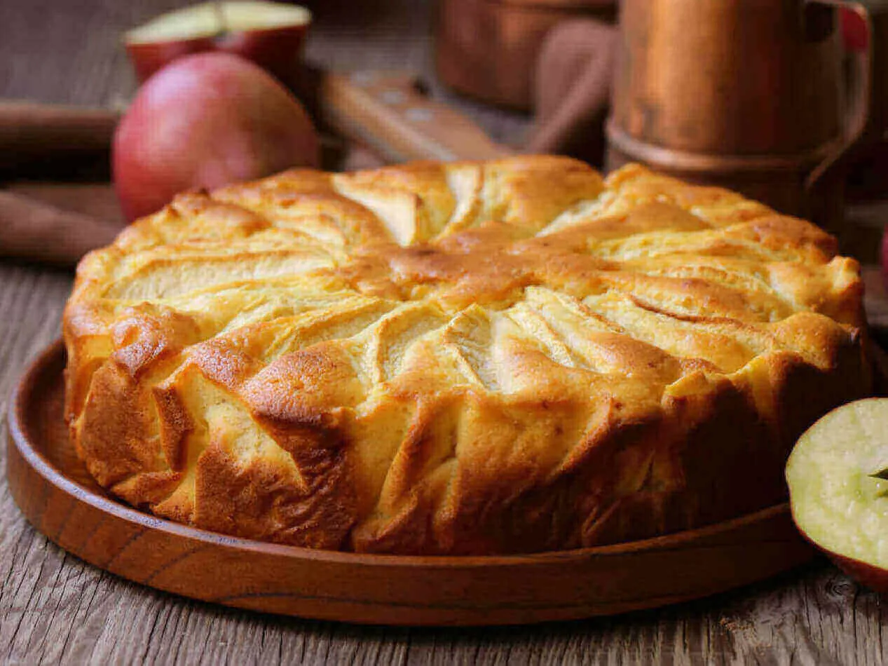 Torta di mele e farro Torta di mele e farro