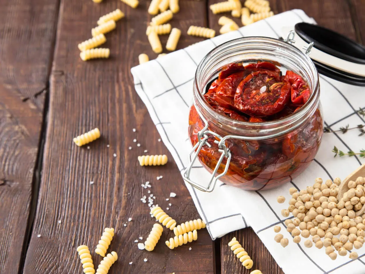 Pasta con pomodori secchi e pesto di ceci glicemia.net Pasta con pomodori secchi e pesto di ceci