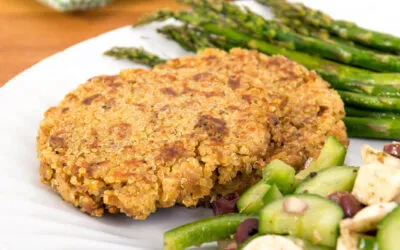 Mini Hamburger di quinoa e fagioli