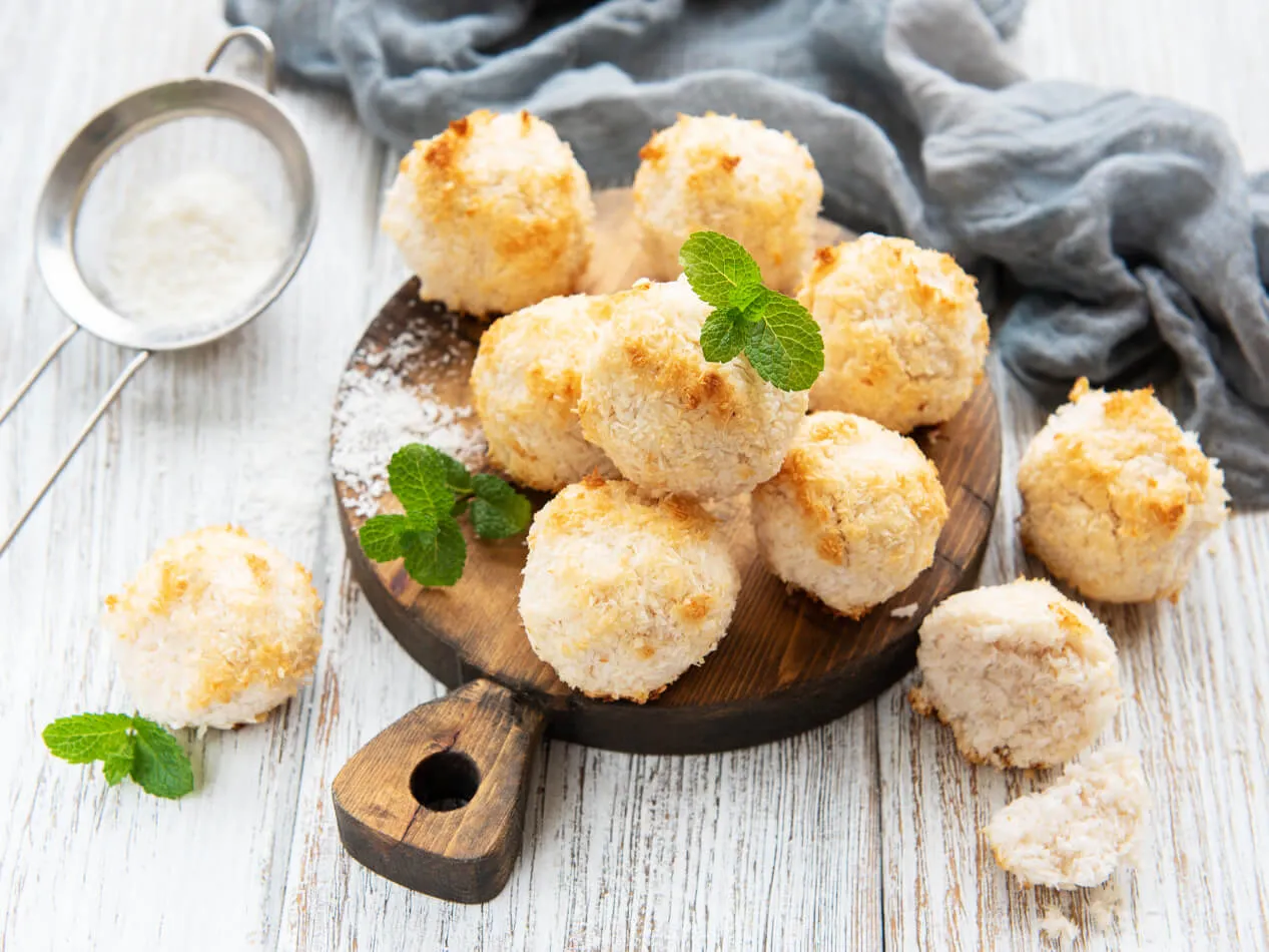 Biscotti di mandorle e cocco Biscotti di mandorle e cocco