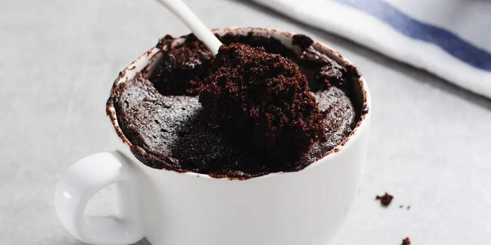 Mugcake cacao e burro di arachidi