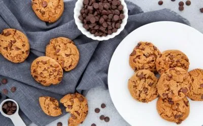 Biscotti semola integrale e gocce di cioccolato