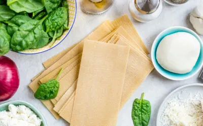 Pasta con ricotta e pesto