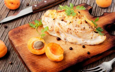 Pollo alle albicocche e mandorle