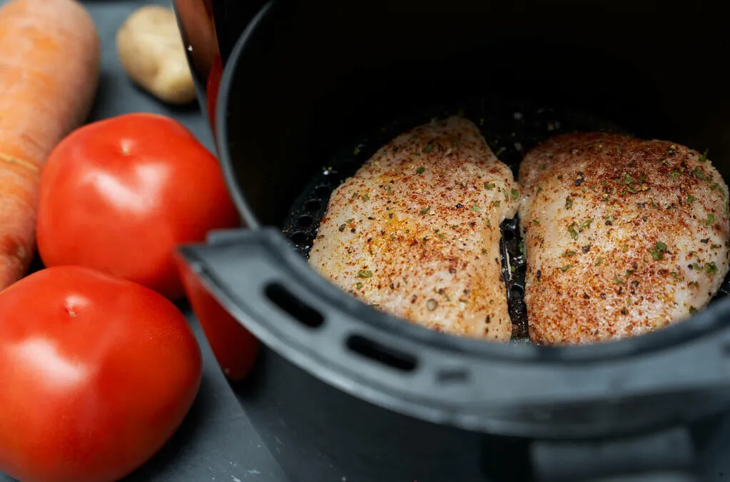 Pollo croccante in friggitrice ad aria