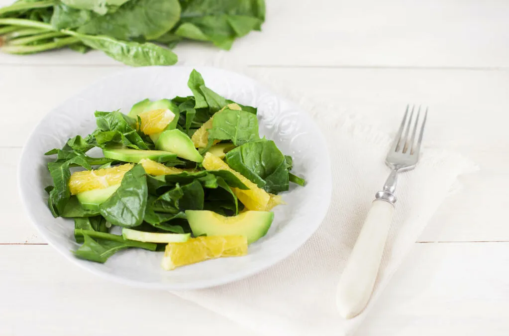 Insalata di spinaci e avocado
